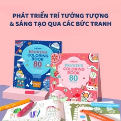 Sách Tô Màu Cho Bé Gái Mideer Drawing Coloring 3+
