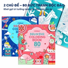 Sách Tô Màu Cho Bé Trai Mideer Drawing Coloring 3+