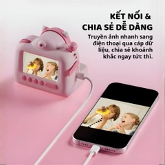 Máy Ảnh Mini Chụp Lấy Liền Cho Bé Zoyzoii Kids Instant Camera E29- Red