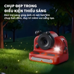 Máy Ảnh Mini Chụp Lấy Liền Cho Bé Zoyzoii Kids Instant Camera E29- Red