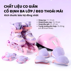 Giày Trượt Patin Trẻ Em Kèm Bảo Hộ Chính Hãng Spider Man, Disney, Marvel Size 35-38