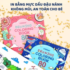 Sách Tô Màu Cho Bé Gái Mideer Drawing Coloring 3+