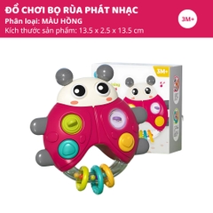 Lục Lạc Cầm Tay Phát Nhạc Cho Bé Sơ Sinh Goodway Rainbow Ball Pusher 3m+