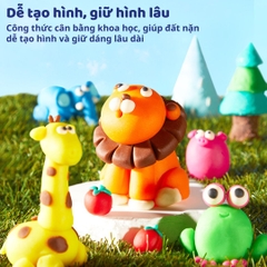 Đất Nặn Hữu Cơ Không Dính Tay 12 Màu Mideer Mellow Dough 18m+