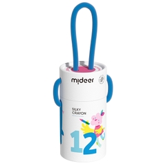 Màu Sáp Lụa Hữu Cơ 12 Màu Mideer Silky Crayons 3+