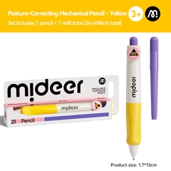 Bút Chì Kim Bấm Kèm Ngòi Refillable Capsule Automatic Pencil- Vàng