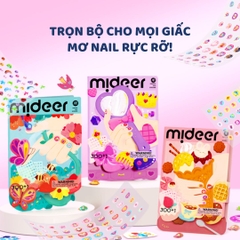 Sticker Dán Móng Tay Cho Bé Mideer Nail Stickers- Garden Gathering 3+