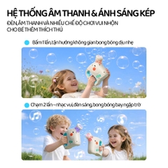 Đồ Chơi Máy Tạo Bong Bóng Hình Con Voi Cho Bé Mideer Elephant Bubble Machine 3+