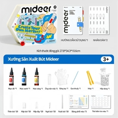 Bộ Tự Làm Bút Màu DIY Cho Bé Mideer Mix & Make Marker 3+