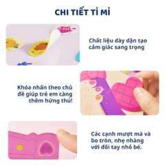Sticker Dán Móng Tay Cho Bé Mideer Nail Stickers- Garden Gathering 3+