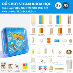 Đồ Chơi Khoa Học Lắp Ráp Mô Hình Mideer Invention Toy Set- Viện Nghiên Cứu 8+