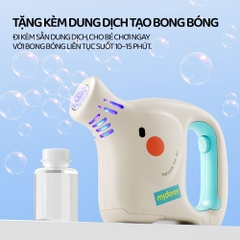 Đồ Chơi Máy Tạo Bong Bóng Hình Con Voi Cho Bé Mideer Elephant Bubble Machine 3+