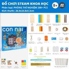 Đồ Chơi Khoa Học Lắp Ráp Mô Hình Mideer Invention Toy Set- Phòng Thí Nghiệm 8+