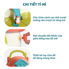 Ngôi Nhà Búp Bê Mini Cho Bé Goodway Mushroom Doll House 3+