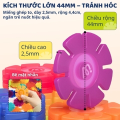 Đồ Chơi Lắp Ráp Hình Bông Tuyết 200 Mảnh Mideer Snowflake Blocks 3+