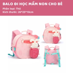 Balo Đi Học Mầm Non Cho Bé Mideer Snuggle Square Backpack 1-5 Tuổi