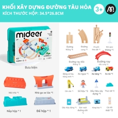 Đồ Chơi Lắp Ráp Đường Ray Xe Lửa Mideer Mideer Train Track Building Blocks 3+