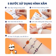 Hình Xăm Phát Sáng & Sticker Dán Móng Tay Mideer Halloween Dress Up Sticker Pack 3+