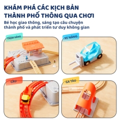Đồ Chơi Lắp Ráp Đường Ray Xe Lửa Mideer Mideer Train Track Building Blocks 3+