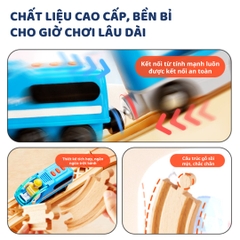 Đồ Chơi Lắp Ráp Đường Ray Xe Lửa Mideer Mideer Train Track Building Blocks 3+