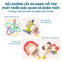 Đồ Chơi Lục Lạc 8 Món Cho Bé Goodway Baby Rattle Set 2m+