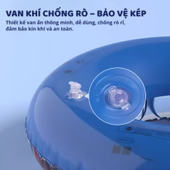 Phao Bơi Tròn Chống Lật Cho Bé Chính Hãng Marvel- Disney, Frozen Elsa 3+
