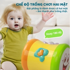 Trống Phát Nhạc Hai Mặt Goodway Drum- Màu Trắng 1+