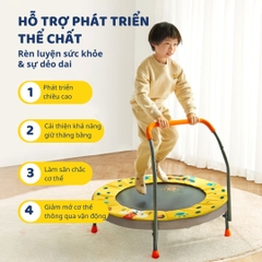 Đệm Nhún Trampoline Cho Bé Vận Động Mideer Kids Trampoline 3+