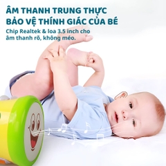 Trống Phát Nhạc Hai Mặt Goodway Drum- Màu Vàng 1+