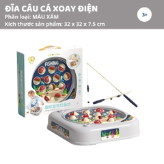 Đồ Chơi Câu Cá Mini Phát Nhạc Goodway Happy Fishing Game- Màu Xám 3+