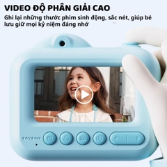 Máy Ảnh Cho Bé Zoyzoii Kids Camera E28- Cầu Vồng