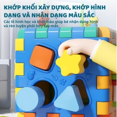 Khối Bận Rộn Montessori Cho Bé Goodway Play And Learn Activity Cube 10m+