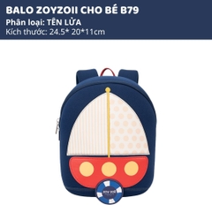 Balo Cho Bé Mầm Non Zoyzoii Backpack B79 Du Thuyền