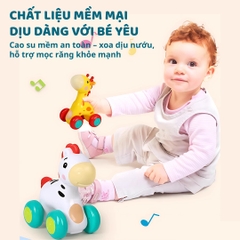 Đồ Chơi Động Vật Gặm Nướu Goodway Rolling Little Crawling- Hươu Cao Cổ 6m+