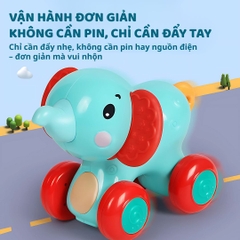 Đồ Chơi Động Vật Gặm Nướu Goodway Rolling Little Crawling- Voi Con 6m+