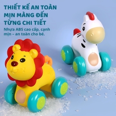 Đồ Chơi Động Vật Gặm Nướu Goodway Rolling Little Crawling- Sư Tử 6m+