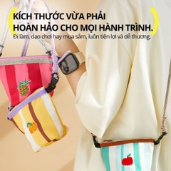 Túi Đeo Chéo Mini Hugz Hobo Bag- Holiday Blank Space