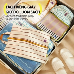 Túi Đựng Giày Du Lịch Hugz Shoe Bag- Beach Sunbath