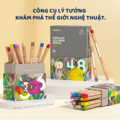 Bút Chì Màu Cho Bé 24 Màu Mideer Vibrant Colored Pencil 3+
