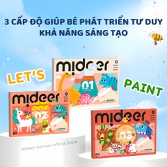 Tranh Tô Màu Sáng Tạo Level Up Brain Gamebook- Let's Paint Level 2