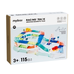Đồ Chơi Nam Châm Lắp Ráp Đường Đua Xe Mideer Magnetic Transportation Tiles 3+