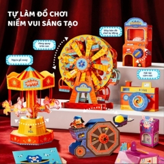 Đồ Chơi STEM Lắp Ráp Mô Hình Mideer Creative 21-Day Craft Adventure 6+