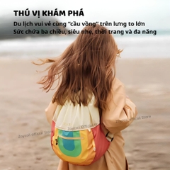 Balo Du Lịch Cho Bé Zoyzoii B36 Outdoor Drawstring- Cây Nấm