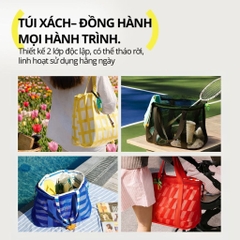 Túi Xách Du Lịch Đeo Vai 2in1 Hugz Sift-Duo Air-Wrap Carryall- Midsummer Ball