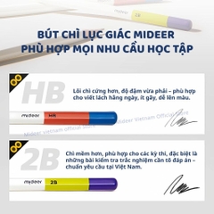 Bút Chì 2B Cho Bé Mideer Fine Hex Pencil