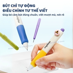 Bút Chì Kim Bấm Kèm Ngòi Refillable Capsule Automatic Pencil- Vàng