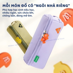 Hộp Đựng Bút Cho Bé Mideer Artist Reversible Twins Pen Pouch- Purple 6+
