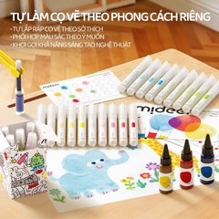 Bộ Tự Làm Bút Màu DIY Cho Bé Mideer Mix & Make Marker 3+