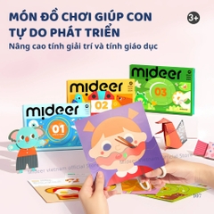 Giấy Gấp Thủ Công Origami Mideer Level Up Brain Gamebook- Level 2