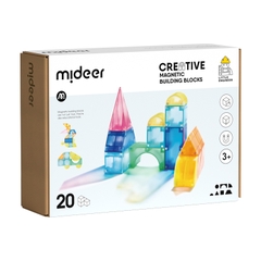 Đồ Chơi Nam Châm Hình Khối Cho Bé Mideer Creative Magnetic Building Blocks 20 Chi Tiết 3+